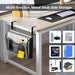 Uniface Mesh Metal Under Desk Drawer,Hanging Desk Organizer,Clamp On Under Desk Storage,Desk Side Storage for Office and Home