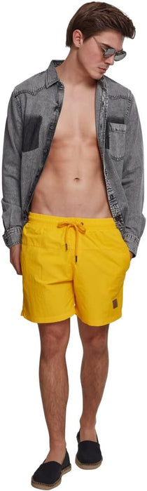 Urban Classics mens Block Swim Shorts Swim Trunks