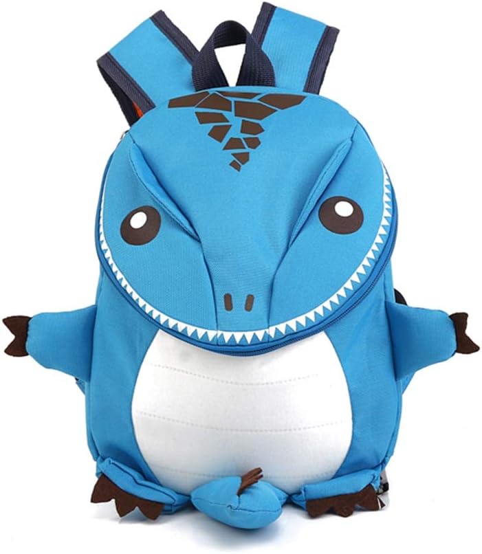 Kids School Backpack, Small Preschool Toddler 3D Dinosaur Kindergarten Features Padded Back Adjustable Strap Cute Lightweight Chest Strap for Boys Girls
