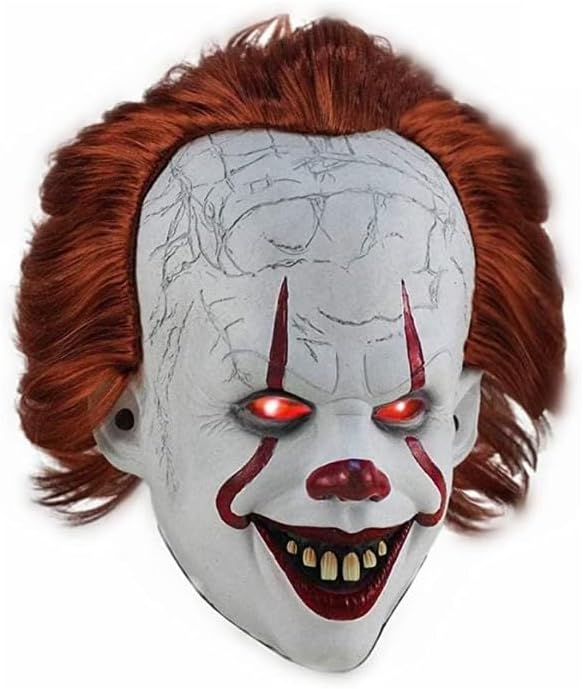 Michael Myers Mask Halloween Scary Mask Horror Masquerade Cosplay Party Props Mask for Adults Realistic Horror Killer Latex Mask Full Head Masks - E