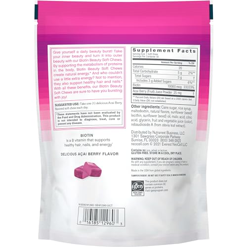 Neocell Neocell Biotin Burst 30 Soft Chews 10000mcg