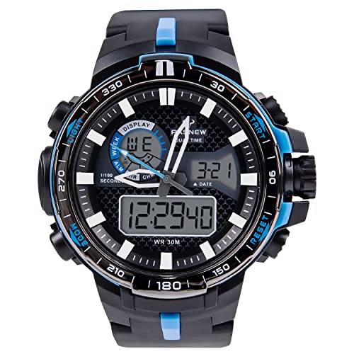 PASNEW Watches,Boy Multifunction Watch,Large Dial Watch,Teen Boy Waterproof Watches,Outdoor Sports Watch