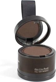 Gowwim Root Touch up Powder, Instantly Gray Hair Cover up Hairline Powder for Women & Men Waterproof and Sweatproof Root Cover Up Long-Lasting for Thinning & Loss Hair (D-Brown) - Medium Brown 4g