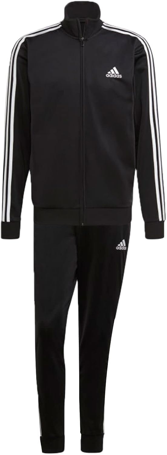 Men Primegreen Essentials 3-Stripes Track Suit - Black