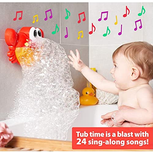 AM ANNA Baby Bath Toy, crab Bath Bubble Maker for Shower and Bathtub. Bubbles tub Machine for Babies Toddlers, Makes The Best Bathtub Toys time
