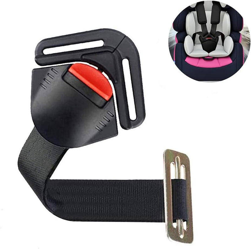 Car Baby Safety Seat Clip, 2Pcs Black Fixed Lock Buckle Safe Belt Strap Harness Chest Child Clip Buckle Latch Toddler Clamp