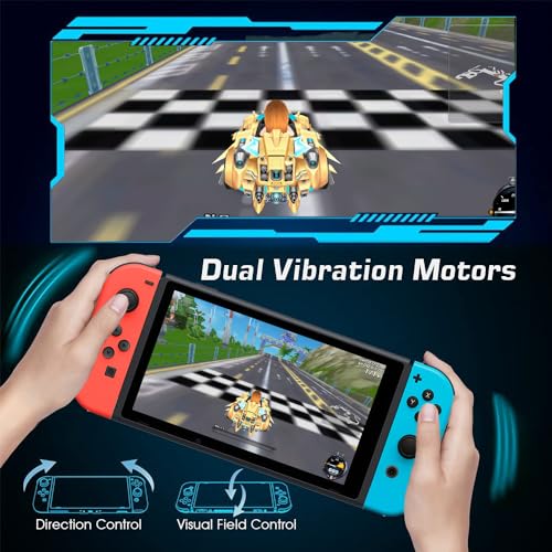 Exrp Joy Con Controller Compatible with Nintendo Switch/Lite/OLED,Replacement for Switch Joy Pad,Wireless Controllers Support Dual Vibration/Wake-up/Motion Control