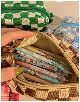 XPONNI Small cosmetic bag cute makeup bag y2k accessories aesthetic make up bag y2k purse cosmetic bag for purse, blue