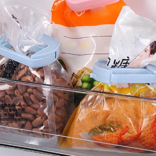 Bag Clips for Food - Reusable Bag Closers for Food,Damp-Proof Anti-Slip Sealing Clamps, Heavy-Duty Package Sealer for Pantry Organization