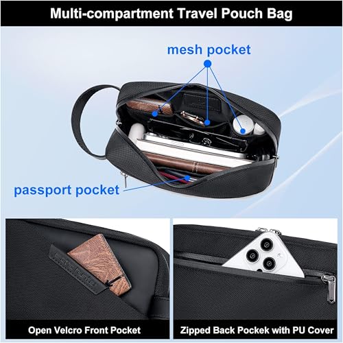 Arctic Hunter Unisex Clutch Bag Durable Premium Water Resistant Carry All Bag with Multiple Pockets for Men and Women, K00691