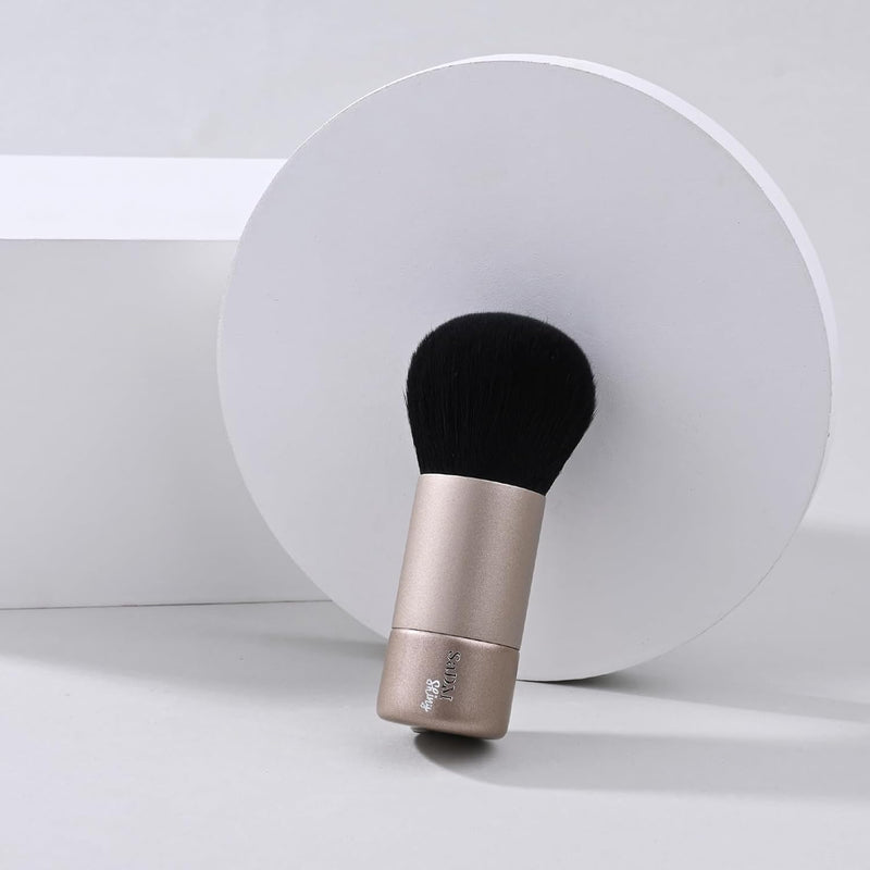 Kabuki Makeup Brush - Blender Brush for Powder, Cream, Liquid Foundation & Blush Blending - Professional Make Up Brush - Full Face Makeup Brush - Vegan & Cruelty Free