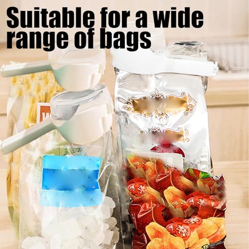 Bag Clips for Food Storage | Moisture Resistant Bag Clips - Moisture Clamp Chip Clips Long Lasting Sealing for Rice Flour Sugar Salt Seasonings