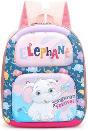 Kids Backpack for School Preschool Bag for Boys & Girls Toddler Kindergarten Backpack with Padded Straps, Multi-Pockets for Books, Stationery, Supplies & Toys - Elephant