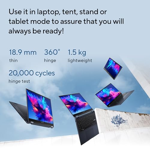 ASUS Vivobook S 14 Flip TP3402VA-LZ144W Intel Core i9-13900H 16GB RAM/1TB SSD/14 WUXGA(1920x1080)/Windows 11 Home - Cool Silver