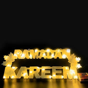 Festive Lights - LED Ramadan Kareem Wall Display Festive Wall Decoration for Ramadan & Eid