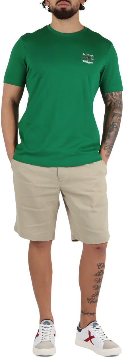 TOMMY HILFIGER mens HILFIGER STACK TEE S/S T-Shirt