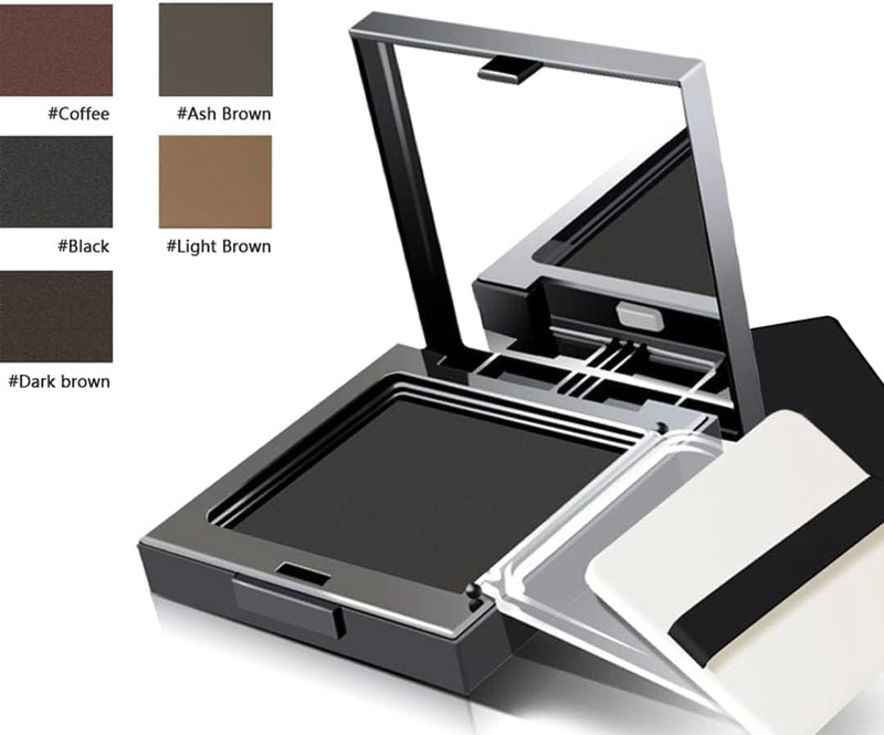 Hair Root Concealer - New Type Hairline Powder, Root Touch Up Powder, Instantly Cover Up Gray Hair Root Fiber 12g, Black