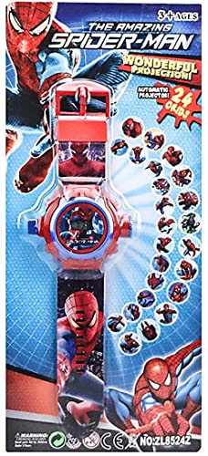 ROJILL Spiderman 24 Image Projector Digital Watch for Kids