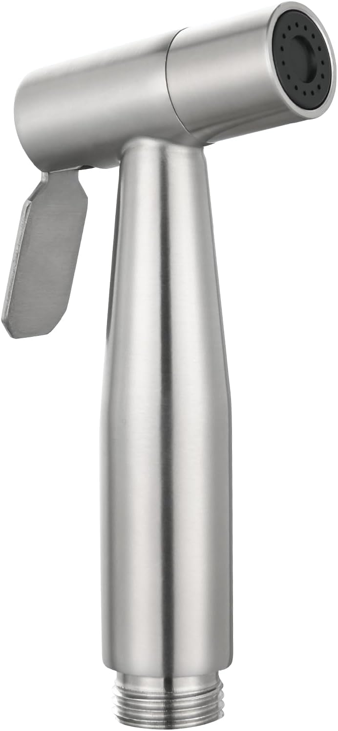 CIENCIA Hand Held Bidet Sprayer Premium Stainless Steel Sprayer Shattaf - only Bidet spray head for Toilet, Hand Bidet Sprayer for Toilet WS024