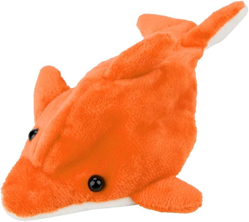 Baby Cute Cartoon Dolphin Bathing Swimming Pool Float Toy Water Play Toys (Orange)