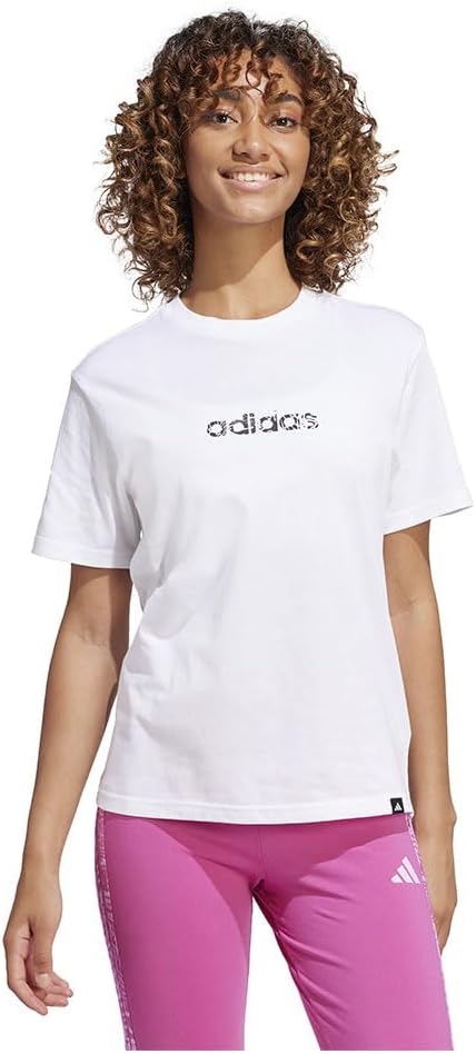 Women Camo Linear Graphic TShirt Graphic TShirt - White