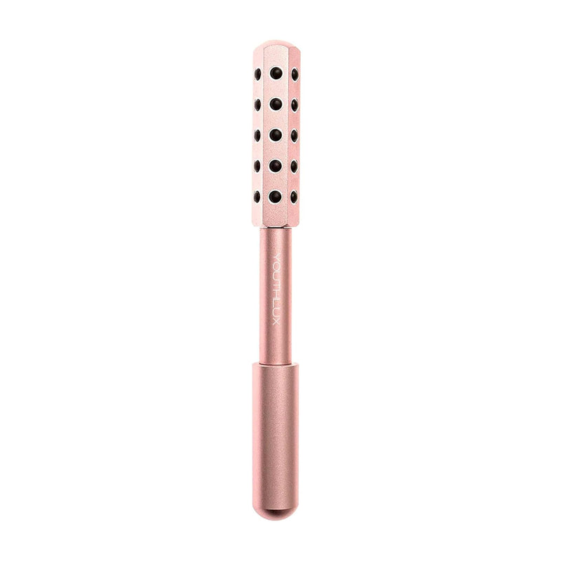 YOUTH LAB Radiance Roller - Germanium Stone Uplifting Face Massager Beauty Roller/Tool for Skin Tightening/Firming, De-Puffing, Anti-Aging and Tension Relief (Purple, Rose Gold and Black)