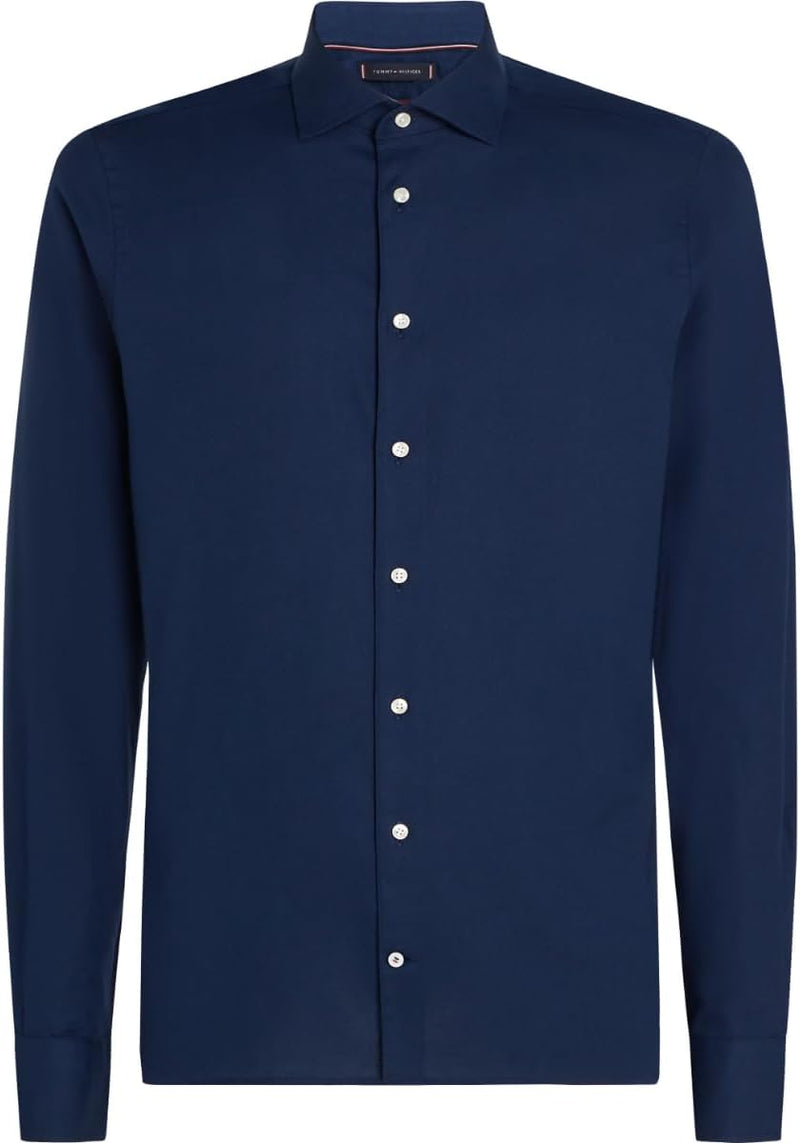 Mens FLEX COLLAR DOBBY SF Classic - Carbon Navy