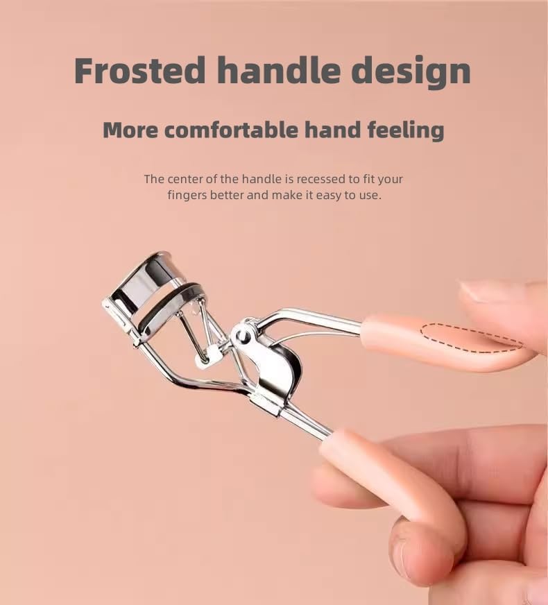 GTOULKXN 2pcs(1Pink&1Green) Eyelash Curler For Ladies, Universally Applicable for All Eye Sizes, Achieves Curls, Sleek Design for Superior Grip, Eye Beauty Accessory Comes with 5 Rubberized Strip