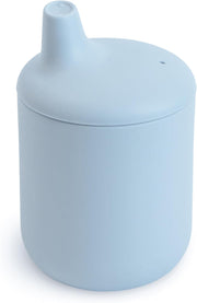 Silicone Sippy Cup for Babies 6+ Months - 175ml Leak-Resistant Baby Cup with Removable Lid - BPA-Free, Microwave & Dishwasher Safe - Develops Motor Skills & Independent Drinking Shifting Sand - Blue