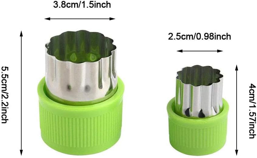 LENK 1 11 Vegetable Shapes Set,Mini Pie,Fruit Stamps Mold,Cookie Cutter Decorative, Kids Baking and Food Supplement Tools Accessories – image 3