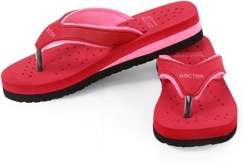 DOCTOR EXTRA SOFT Ortho Care Diabetic Orthopaedic Pregnancy Super Comfort Dr Flipflops and House Slippers For Women's and Girl's D-18
