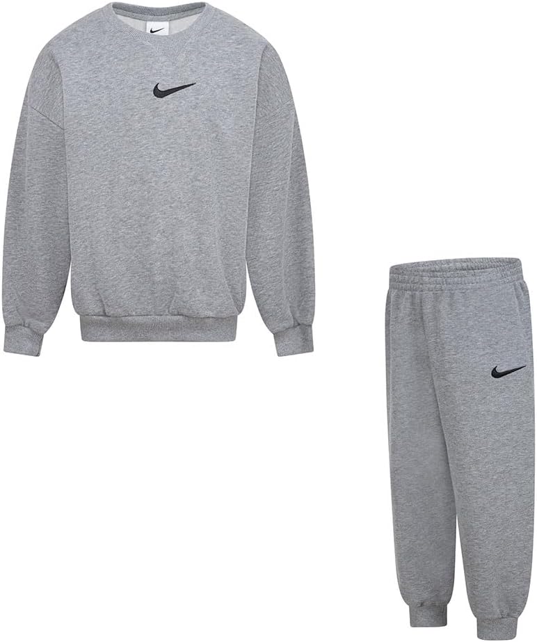 Nike Unisex Kids NKN ESSENTIAL FLEECE CREW SET SET