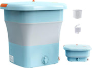 TDOO Folding Clothes Washing Machine, Portable Mini Automatic Home Travel Washing Machine, Lightweight Underwear Washer for Apartment, Laundry, Camping, RV, Travel, Underwear, Personal, Baby (12L)