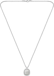 Vigor Collection Men's Necklace Stainless Steel and Yellow Gold - Silver