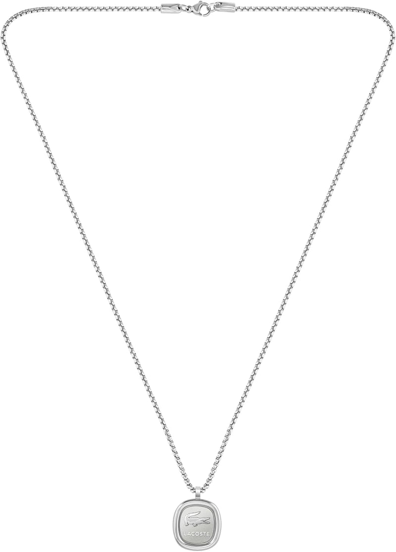 Vigor Collection Men's Necklace Stainless Steel and Yellow Gold - Silver
