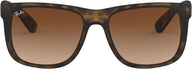 RB4165 Justin Rectangular Sunglasses - Light Tortoise/Brown Gradient