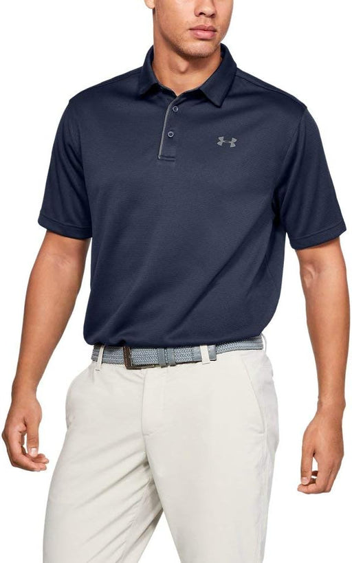 mens Tech Golf Polo Short Sleeves MNS Polo Shirt (pack of 1) - Midnight Navy/Graphite/Graphite
