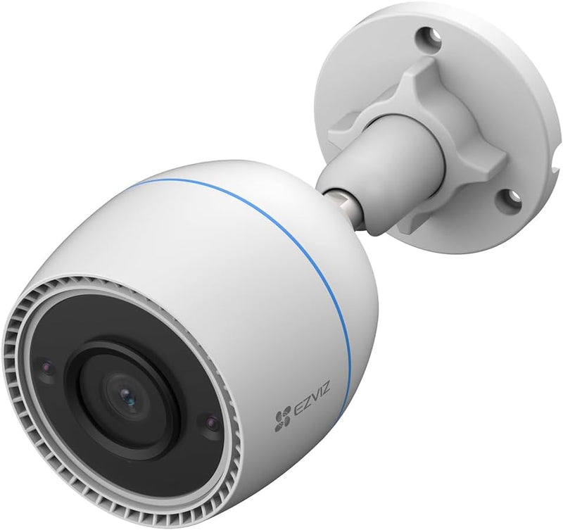 EZVIZ H3c Security Camera, 1080p 2MP Outdoor WiFi Camera CCTV for Home with IR Night Vision, AI Human Shape Detection, Weatherproof Design, Audio Pick-Up, Compatible with Alexa & Google Assistant - 2MP (1080P)