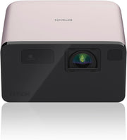 Epson EF-21 Mini Smart Laser Projector, Full HD, 1000 Lumens, 150 Inch Display with HDR, Google TV, Dolby Atmos Sound, Gaming & Home Cinema Quartz Rose - Quartz Rose