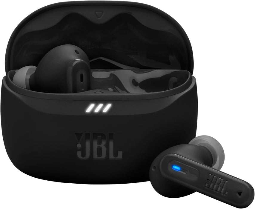 JBL Tune Beam Earphones, Bluetooth and Wireless, Water Resistant and Noise Cancelling with up to 48 Hours Battery Life, Blue - ‎ JBLTBEAMBLU