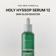 Hyssop Glow Serum, 10% Niacinamide, 12% Vitamin A,C,E - Hydrating, Moisturizing, Anti-Aging Serum for Korean Glass Skin