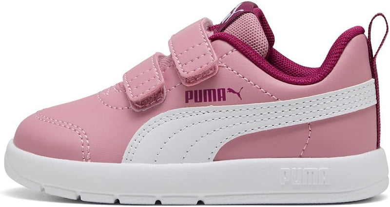 Courtflex V3 V Inf Poised Pink-PUMA Whit unisex-baby Mid Boot - Poised Pink-PUMA White-Berry
