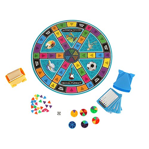 Hasbro Gaming Trivial Pursuit Game Family Edition Board Game | Family Trivia Games for Adults & Kids | 2+ Players for Boys & Girls | Ages 8+ (Amazon Exclusive)