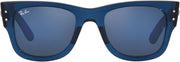 RB0840s Mega Wayfarer Square Sunglasses - blue