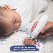 Baby Nail Trimmer Electric - Electric Nail File Baby - Baby Nail File - Safe Baby Nail Clippers Manicure Set - Trim Polish Kit For Infant Newborn Toddler Adult Toes and Fingernails