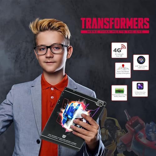 TM TOUCHMATE TRANSFORMERS 8â 4G Dual Sim, Calling Tablet with MS Office 32GB, 3GB RAM, Android 12 (TM-MID880T)
