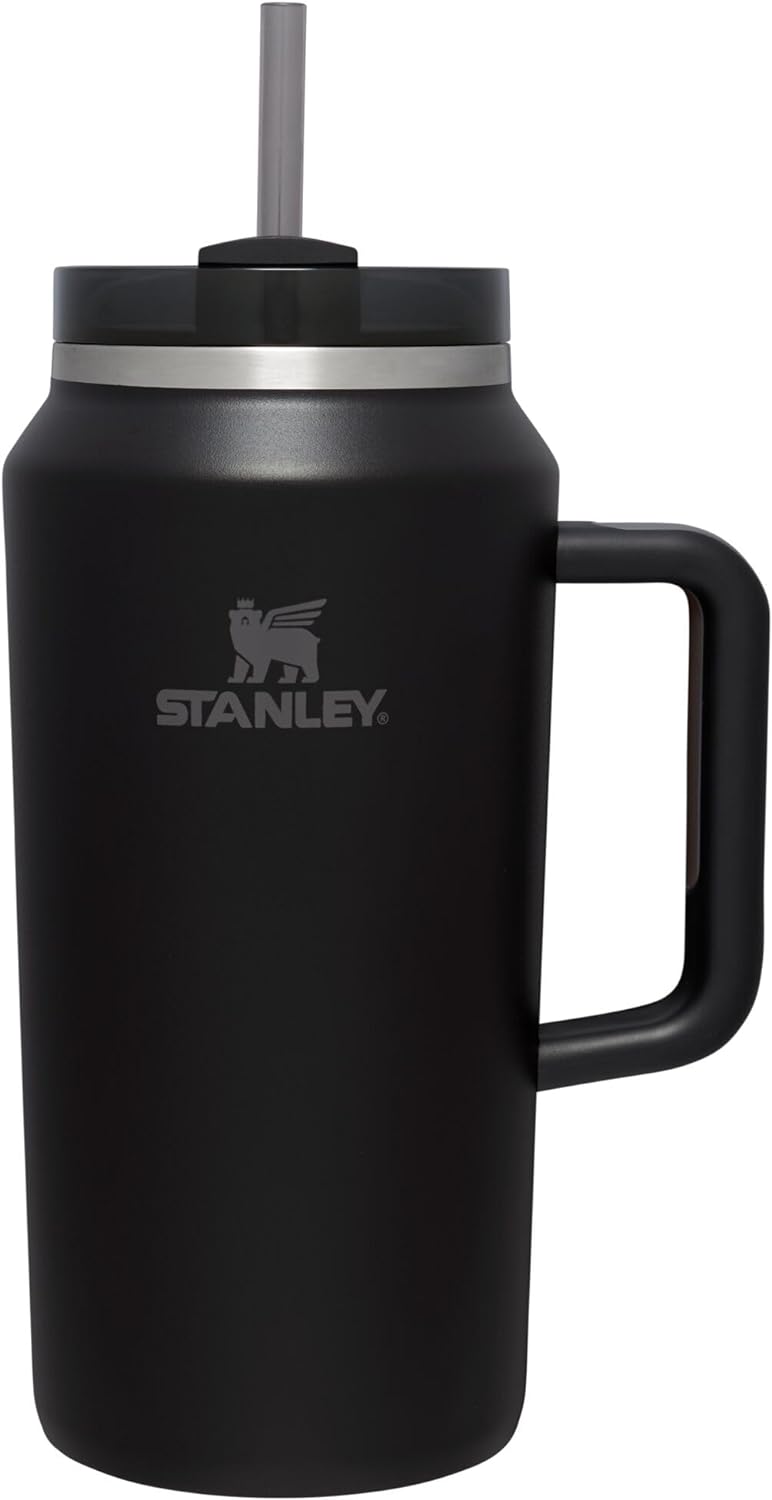 Stanley Quencher H2.0 Tumbler with Handle & Straw 40 oz | Twist On 3-Way Lid | Cupholder Compatible for Travel | Insulated Stainless Steel Cup | BPA-Free | Seafoam