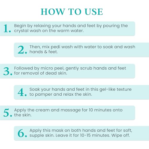 O3+ Pedilogix Bubble Gum Manicure Pedicure Kit for Reduces stress and soothes tired muscles (Combo Of 6)