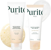 PURITO Mighty Bamboo Panthenol Cream, Glow Cream, Skin Barrier Repair, for All Skin Types, Daily Face Moisturizer, Glass skin, Vegan, Korean Skin Care 3.38fl.oz / 100ml - Oat Duo