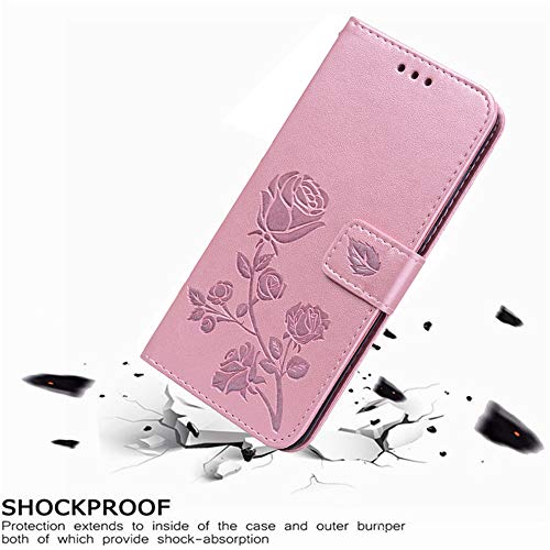 Case for Xiaomi Redmi 9C/Redmi 9C NFC, mobile phone case for Xiaomi Redmi 9C NFC, folding case case, stand, card slot, silicone bumper, shockproof protective cover for Xiaomi Redmi 9C (6.53 inches)